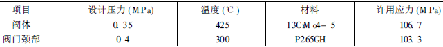 閥門計算參數(shù)