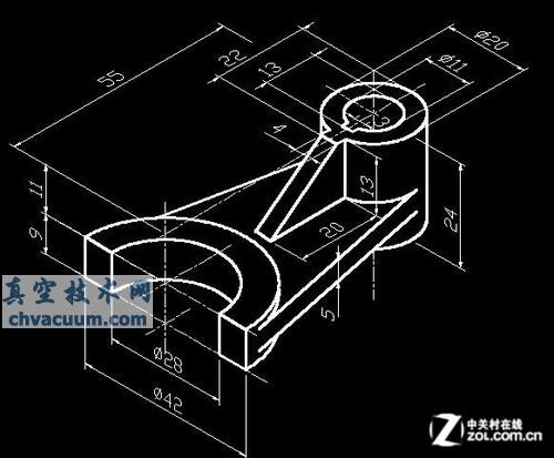 AutoCAD教程:根據(jù)二維圖畫三維圖的方法及思路