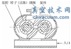 轉(zhuǎn)子式油氣混輸泵工作示意圖