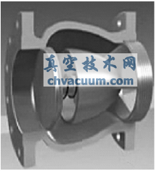 閥門開啟狀態(tài)內(nèi)部結(jié)構(gòu)圖