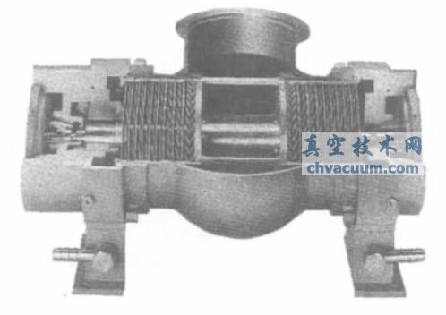 臥式渦輪分子泵結(jié)構(gòu)泵意圖