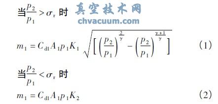 閥芯節(jié)流處方程